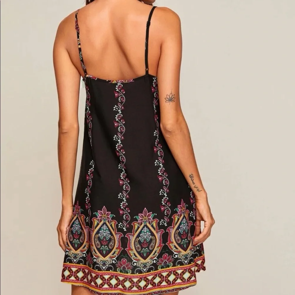 Boho floral cami dress - Picture 3 of 5
